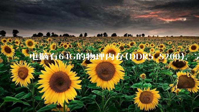 电脑有64G的物理内存(DDR5 5200)，完全够用了，可以关闭系统的虚拟内存吗？